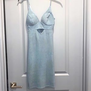 Privy Fitted Keyhole Midi Dress